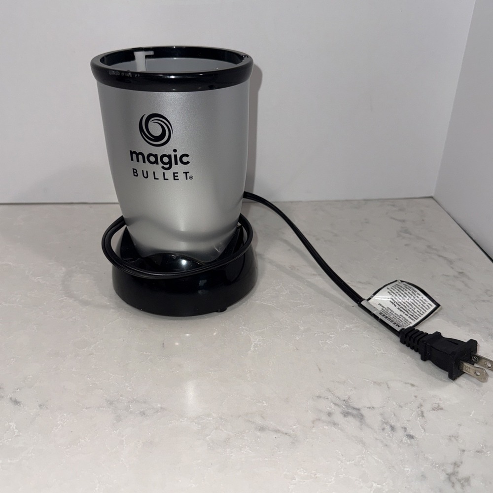 Magic Bullet Personal Blender MBR-1101 Silver Black 250W Set UNUSED